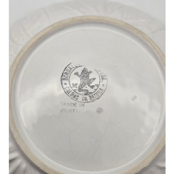 Vintage Bordallo Pinheiro Cabbage Bowl White - Picture 5 of 7